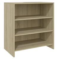 Dressoir 70x40,5x75 cm bewerkt hout sonoma eikenkleurig - thumbnail