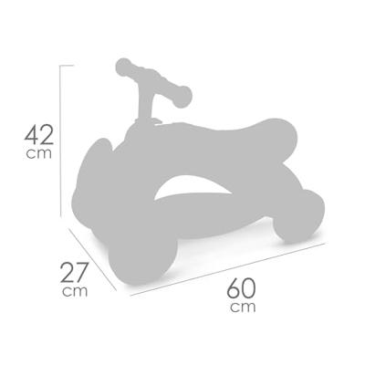 Driewieler Decuevas Coco Lichtgrijs 60 x 27 x 42 cm Driewieler Decuevas Coco Lichtgrijs 60 x 27 x 42 cm