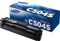 HP Tonercassette CLT-C504S SU025A Origineel Cyaan 1800 bladzijden - thumbnail