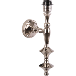 Wandlamp Evorio middel glans chroom