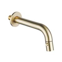 Fortifura Calvi Fonteinkraan - inbouw - uitloop 19.5cm - inkortbaar - PVD - Geborsteld Messing PVD (Goud) SW1108830 - thumbnail