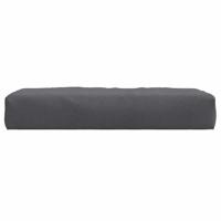 Palletkussen 60x60x10 cm stof gemleerd antracietkleurig - thumbnail