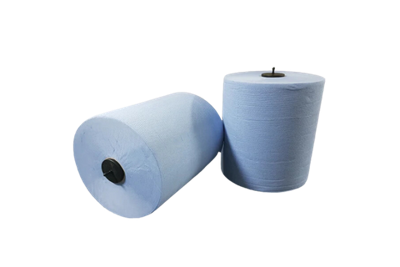 Handdoekrol Matic 2 laags 6x150 meter Ø21cm 100% cellulose blauw Handdoekrol Matic 2 laags 6x150 meter Ø21cm 100% cellulose blauw