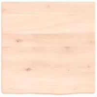 Wastafelblad 40x40x2 cm onbehandeld massief hout - thumbnail