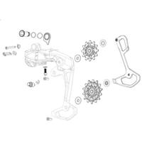Sram Derad x0 eagle t axs cage lock m/veer - thumbnail