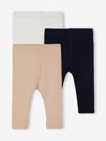 Set van 3 leggings baby babypakje ecru - thumbnail