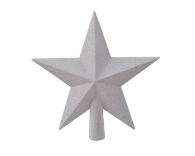 Onbreekbare piekster met glitter winter wit