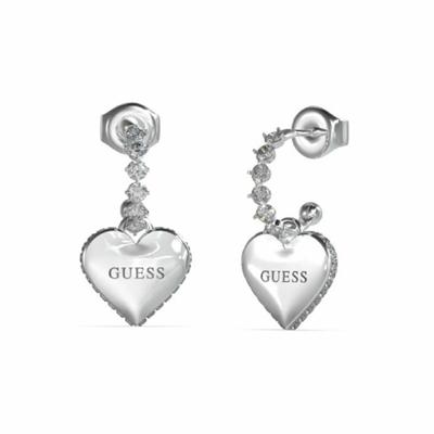 Dames oorbellen Guess JUBE02234JWRHT-U 1 cm