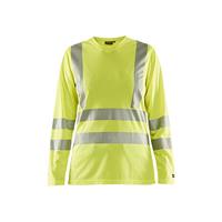 Blåkläder Dames T-Shirt lange mouw High-Vis 34851013 | High-Vis Geel | Maat 3XL - 7330509645260 - thumbnail