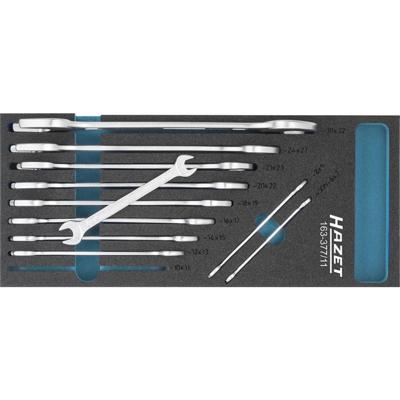 Hazet 163-377/11 Dubbele steeksleutelset 11-delig Sleutelbreedte (metrisch) 6 - 32 mm