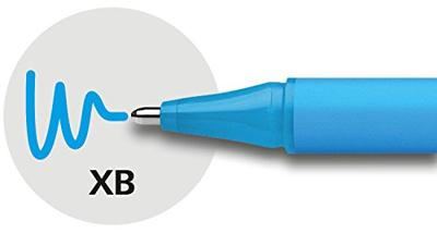 Balpen Schneider Slider Edge extra breed lichtblauw | 10 stuks Balpen Schneider Slider Edge extra breed lichtblauw | 10 stuks