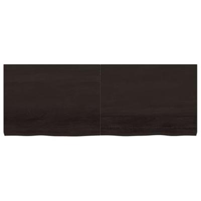 Tafelblad 160x60x6 cm behandeld massief eikenhout donkergrijs Tafelblad 160x60x6 cm behandeld massief eikenhout donkergrijs