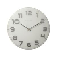 NeXtime klok 3105wi classy large, ø50 cm, wall, white/gray - thumbnail