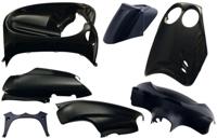 Edge Plaatset 7-delig voor yamaha neo's van bouwjaar 2002 tot 2008 met digitale cockpick - metallic zwart - thumbnail