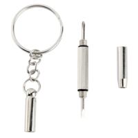 3 in 1 Professional Mini Screwdriver Repair Tool with Keychain for Watch / Mobile Phone / Camera / Glasses (Slotted + Phillips + Allen) - thumbnail
