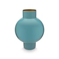 Pip Studio Vaas Metaal Klein Zeegroen 18x24cm - thumbnail
