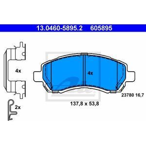 Remblokken set 13046058952 Remblokken set 13046058952