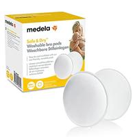 Doos met 4 wasbare borstvoedingscompressen Safe & Dry MEDELA wit - thumbnail