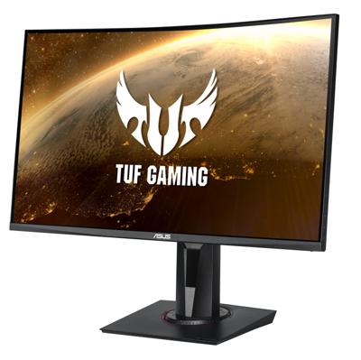 ASUS TUF Gaming VG27WQ | 27 inch WQHD gebogen monitor | 165 Hz, 1ms MPRT, FreeSync Premium, DisplayHDR 400 | VA paneel, 16:9, 2560x1440, DisplayPort, HDMI, ergonomisch