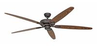 CasaFan CLASSIC ROYAL 180 BA Eiche ant./Nussbaum Plafondventilator 61 W (Ø x h) 180 cm x 275 mm Antiek-bruin, Brons - thumbnail