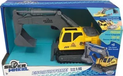 Online Retail Shop Silver wheel graafmachine met geluiden