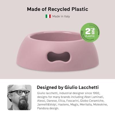 Voerbak voor honden United Pets Pappy 1,1 L Roze Polypropyleen 24.5 cm