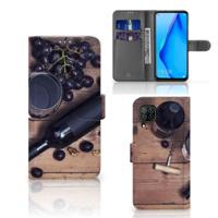 Huawei P40 Lite | Book Cover | Wijn - thumbnail