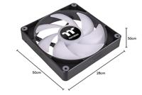 Thermaltake TT CT140 ARGB Sync PC Computer behuizing Ventilator Zwart 2 stuk(s) - thumbnail