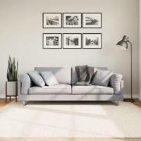 Vloerkleed OVIEDO laagpolig 200x200 cm beige - thumbnail