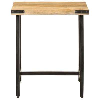 Bijzettafel 45x45x50 cm massief mangohout en ijzer Bijzettafel 45x45x50 cm massief mangohout en ijzer