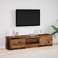 TV-kast met lade Oud hout 162,5 x 34 x 40 cm Bewerkt hout - thumbnail