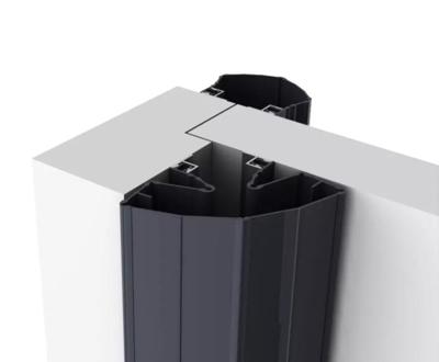 Ellen vingerbeschermingsprofiel - Finprotect Plus 5090 - 198cm - antraciet