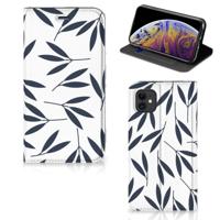 Apple iPhone 11 Smart Cover Leaves Blue - thumbnail