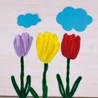 Apli chenilledraad, blister met 50 stuks, geassorteerde kleuren - thumbnail