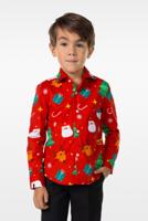Rood Overhemd Kerstfiguren Kind - thumbnail