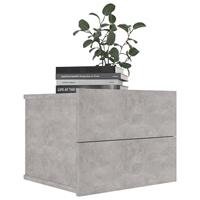 Nachtkastje 40x30x30 cm spaanplaat betongrijs - thumbnail