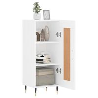 Dressoir 34,5x34x90 cm bewerkt hout wit - thumbnail
