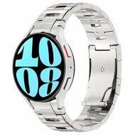 Titanium band met aansluitknop - Zilver - Samsung Galaxy Watch 4 - 40mm & 44mm - thumbnail