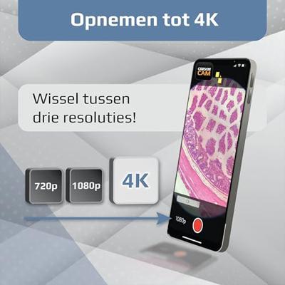 Carson Handmicroscoop MM-350 MicroBrite Plus 60-120x met Smartphone Adapter - thumbnail