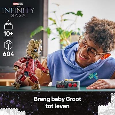 LEGO Marvel Groot in Ravager jumpsuit 76341