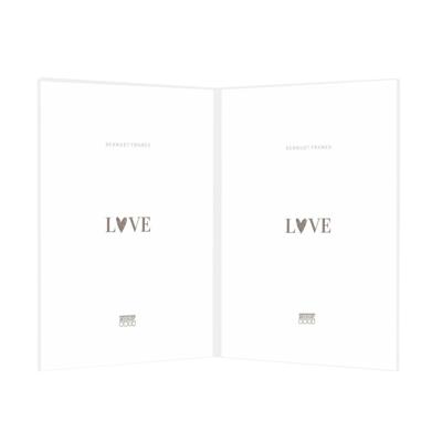 Deknudt S58RL2H2V_10,5X10,5 Wissellijst Papierformaat: 10.5 x 10.5 cm Transparant