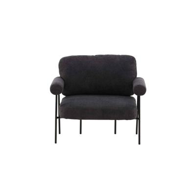 Nohr Fauteuil 'Jaquis' Bouclé, kleur Donkergrijs
