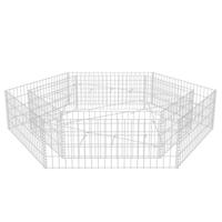 Gabion plantenbak verhoogd zeshoekig 200x173x40 cm - thumbnail