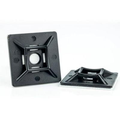 Plakzadel 19x19mm zwart 100 stuks