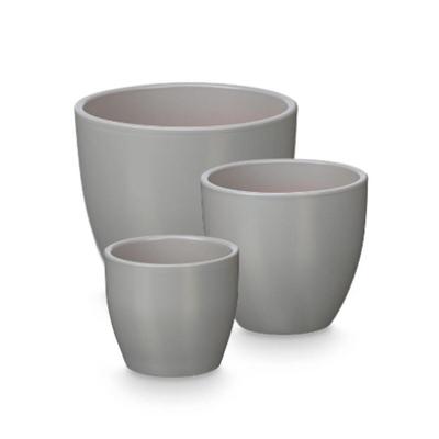 Pottenset Ibergarden Grijs Klei Ø 14 cm Ø 22 cm Ø 17 cm 3 Onderdelen