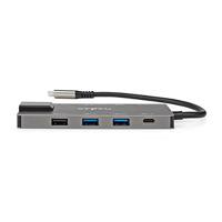 Nedis CCBW64775AT02 USB-adapter USB-C -USB-A, RJ45, HDMI, SD 0.2m - thumbnail