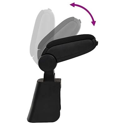 VidaXL Armsteun 16x36x(41-57) cm abs zwart
