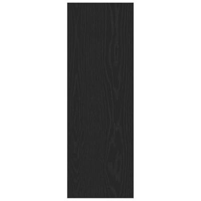 Wand TV-kast Zwart eiken 30.5 x 30 x 90 cm Bewerkt hout