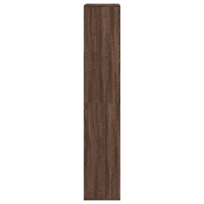 Kamerscherm 100x33x175 cm bewerkt hout bruin eikenkleurig - thumbnail