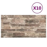 10 st Wandpanelen 3D meerkleurige baksteen EPS - thumbnail